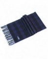 Saferin Women Men Cashmere and Wool Plaid Warm Soft Scarf with Gift Box - Hyx-purple Black Plaid - CN186NA8X3W