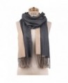 SOJOS Both-Side Colored Reversible Cashmere Wool Women Scarf Shawls Wraps SC302 - C1 Grey&beige - CX186N7RLZ0