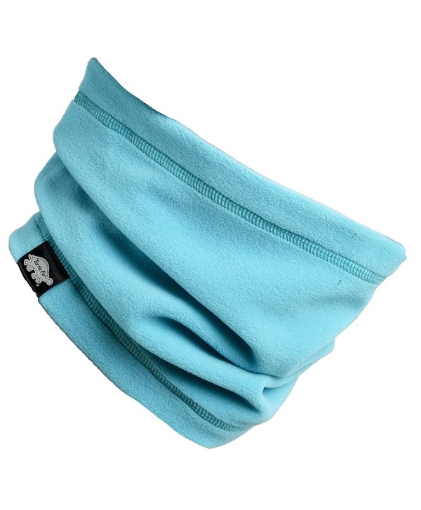 Turtle Fur - Single-Layer Lightweight Micro Fur Fleece Neck Warmer - Teal Spin - C412M8ANLFB