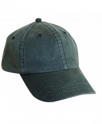 Dorfman Pacific Co. Men's Forever Weathered Cotton Cap - Black - CD114D1FLAH