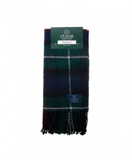 Clans Of Scotland Pure New Wool Scottish Tartan Scarf Mackenzie (One Size) - C2123H44TC7