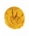 MYS Collection Soft Winter Infinity Scarf (Mustard) - CM186NRQH0R