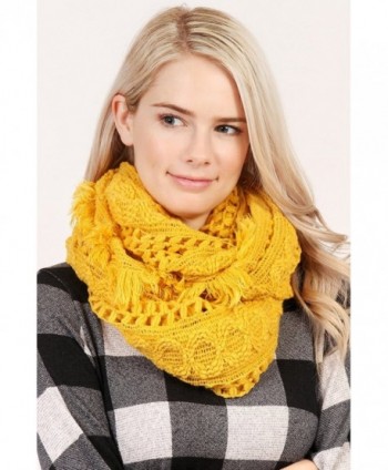 MYS Collection Winter Infinity Mustard in Fashion Scarves