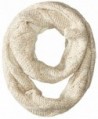 Muk Luks Women's Textured Diamond Eternity Scarf - Vanilla - CW125UF0C1X