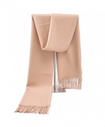 Women silk soft cashmere scarf- large oversized pashmina shawl wrap scarves with multicolor Memorygou - Camel - CI186SYC8T6