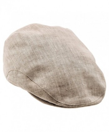 Sterkowski Linen Summer League Beige in Men's Newsboy Caps