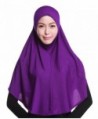 GladThink Womens Muslim Hijab Scarf With More colors - Purple - C112IUHPJ0R