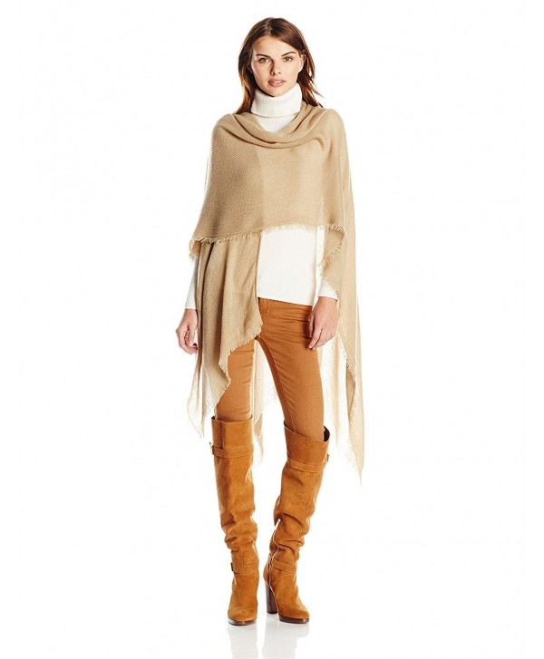 Echo Women's Featherweight Ruana Wrap - Camel - CH11W04T601