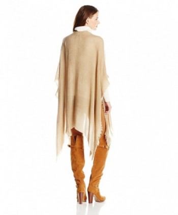 Echo Womens Featherweight Ruana Camel