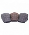 Idopy Cotton Plaid Newsboy Gatsby