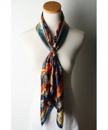 Polyester Feeling Kerchief Paisley corciova in Fashion Scarves