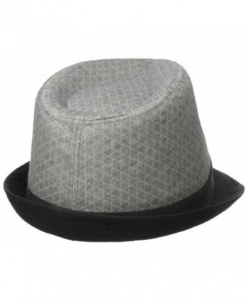 Perry Ellis Textured Colorblocked Fedora