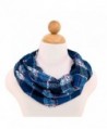 Plaid Stars Print Infinity Fashion in Fashion Scarves