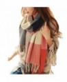 Women's Long Shawl Grid Winter Warm Lattice Large Scarf Pashmina Tartan Wrap - 1 - C9126KIYYRH