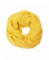 MYS Collection Soft Fall Infinity Circle Loop Scarf - Mustard - CX12MF2PXJF