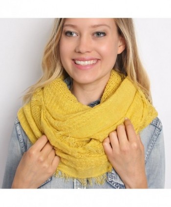 MYS Collection Infinity Scarf Mustard in Fashion Scarves