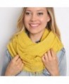 MYS Collection Infinity Scarf Mustard in Fashion Scarves