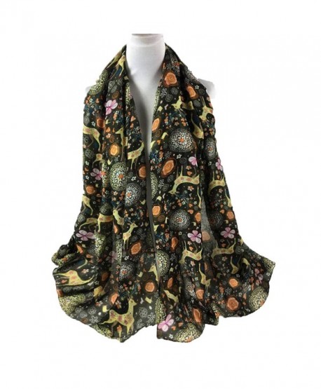 Wensltd Clearance Xmas Gift! Women Beautiful Mixed Color Scarf - Army Green 1 - CI1889LQM4L