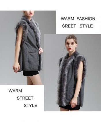 Wool Vest Jacket Women HOMEYEAH in Wraps & Pashminas