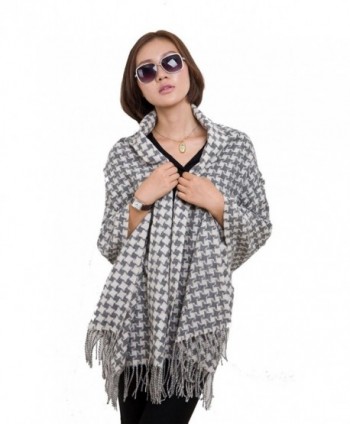 Womens Houndstooth Scarf Pashmina Muffler