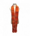 Orange Yellow Bohemian Striped Unisex in Cold Weather Scarves & Wraps