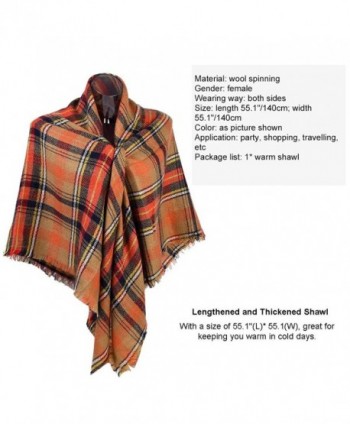 VBIGER Stylish Blanket Oversized Pashmina in Wraps & Pashminas