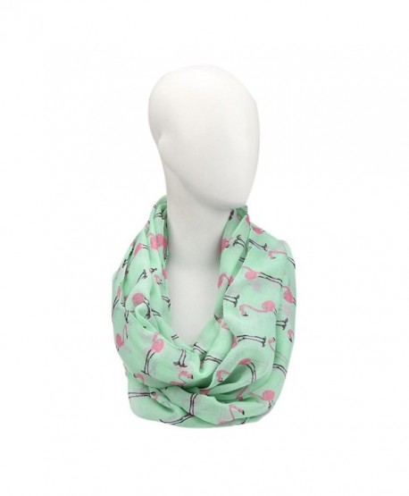 DEESEE(TM) Women Ladies Flamingos Pattern Print Voile Wrap Shawl Scarf - CR12N14DCIP