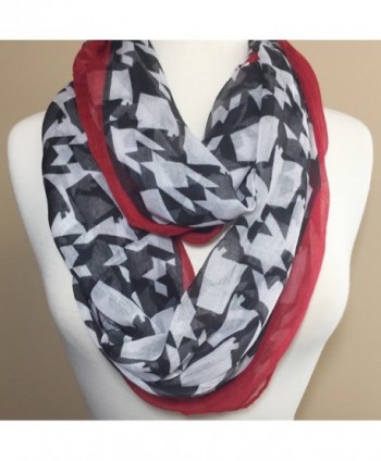 Alabama Shaped Houndstooth Lightweight Infinity