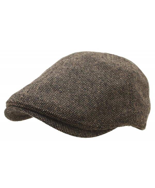 Men Tweed Homespun Ivy Flat Cap Woolen Newsboy Gatsby Hat Cabbie ...