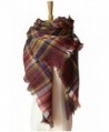 JOYEBUY Women's Warm Stylish Tassels Soft Plaid Tartan Scarf Large Blanket Wrap Shawl Valentine's Gift - Style 12 - CO1856D68KK