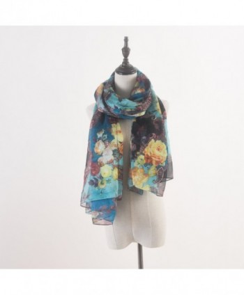 Aquazolax Beautiful Lightweight Paisley Pattern in Fashion Scarves