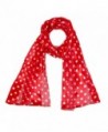 CTM Womens Satin Polka Scarf in Fashion Scarves