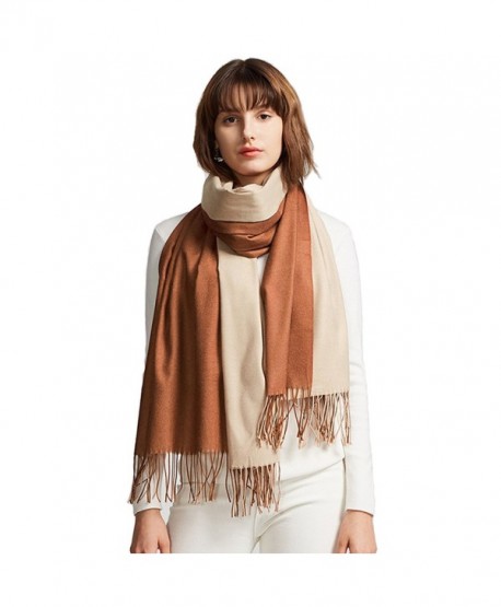 Winter Women Fashion Shawl Cashmere Feel Scarf 2 Tone Large Long Scarves - 03 - CC186KGIYIM