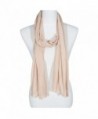 Zodaca Fashion Lightweight Soft Plain Solid Color Scarf for Women - 33 Beige - CH184QT9MHG