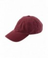 Alternative Men's Basic Chino Twill Cap - Maroon - CL114J4HAKH