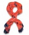 Womens Print Scarves 18595cm Orange