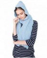 Bellady Winter Knit Hooded Scarf Pullover Headscarf Hoodie Hat - Style2_blue - CY186STYXZ5