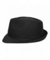 Classic Italy Trilby Size Black in Men's Fedoras