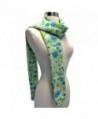 Green Floral Print Summer Scarf in Fashion Scarves