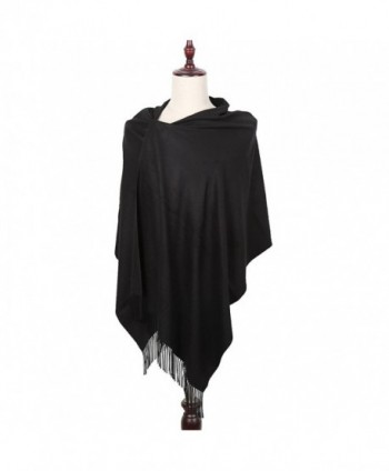 Women Cashmere Poncho Blanket Pashmina