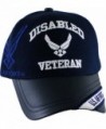 K&S Unique Disabled U.S. Air Force Veteran Vinyl Bill Shadow Mens Cap [Navy Blue - Adjus. - CC1272Z9DLT