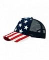 5 Panel Foam Mesh Trucker USA Patriotic Flag Snap Back Baseball Cap - Flag - CN11ATQSG93