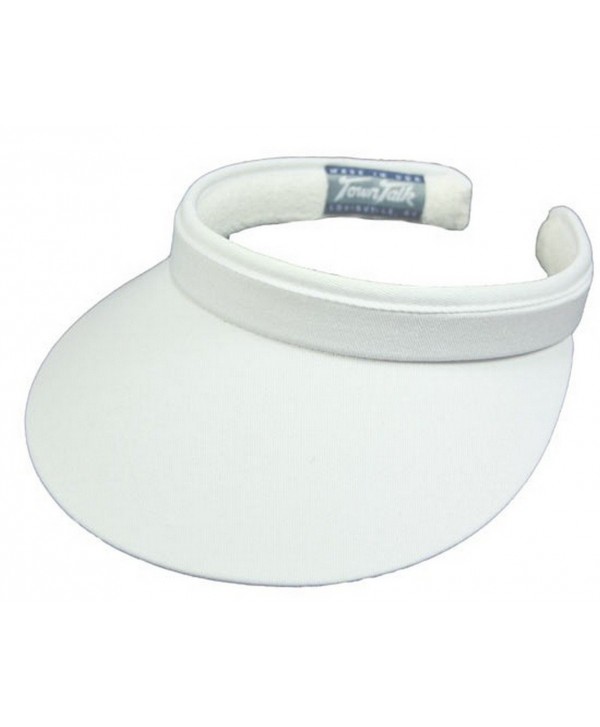 Town Talk Clip-On 3-inch Visor-White - CD114AKJAZ7