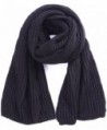Soft Winter Scarves Warm Knit Scarves for Outdoor Knitted Womens Scarves - Black - CI188LTCM8T