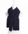 Black Outdoor Knitted Winter Scarves