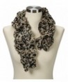 Womens Faux Fur Scarf Scrunchie in Fashion Scarves