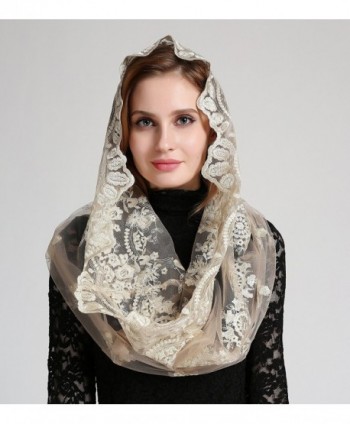 Extravagant Catholic Chapel Mantilla Champagne