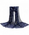 Women Musical Scarf- Misaky Chiffon Neck Shawl Muffler Scarves - X_navy - CQ1868MWRUC