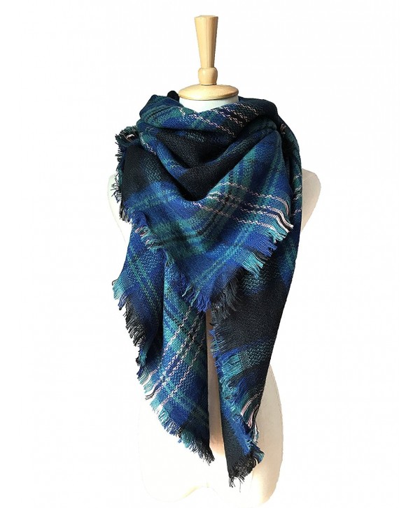 Women Acrylic Pashminas Scarf Warm Soft Scarves - 24 - C0188SWEQ6A