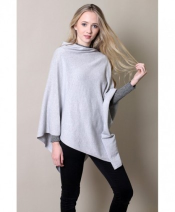 Organic Cotton Poncho All Season Eco friendly in Wraps & Pashminas